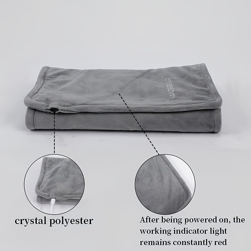 Single-User Graphene Electric Heating Blanket with USB- Constant Temperature & Thermoregulation Suitable for Home
